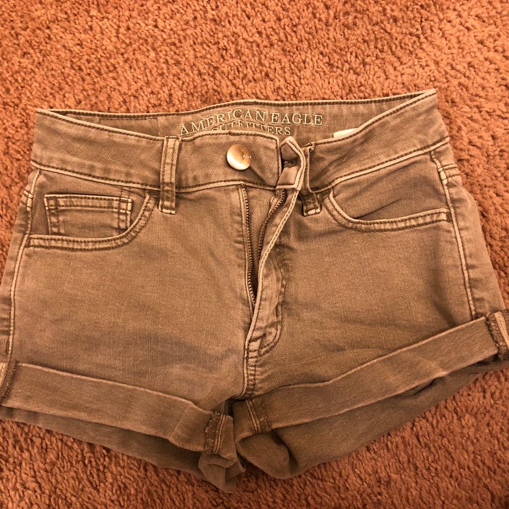 Olive Green Women's Shorts